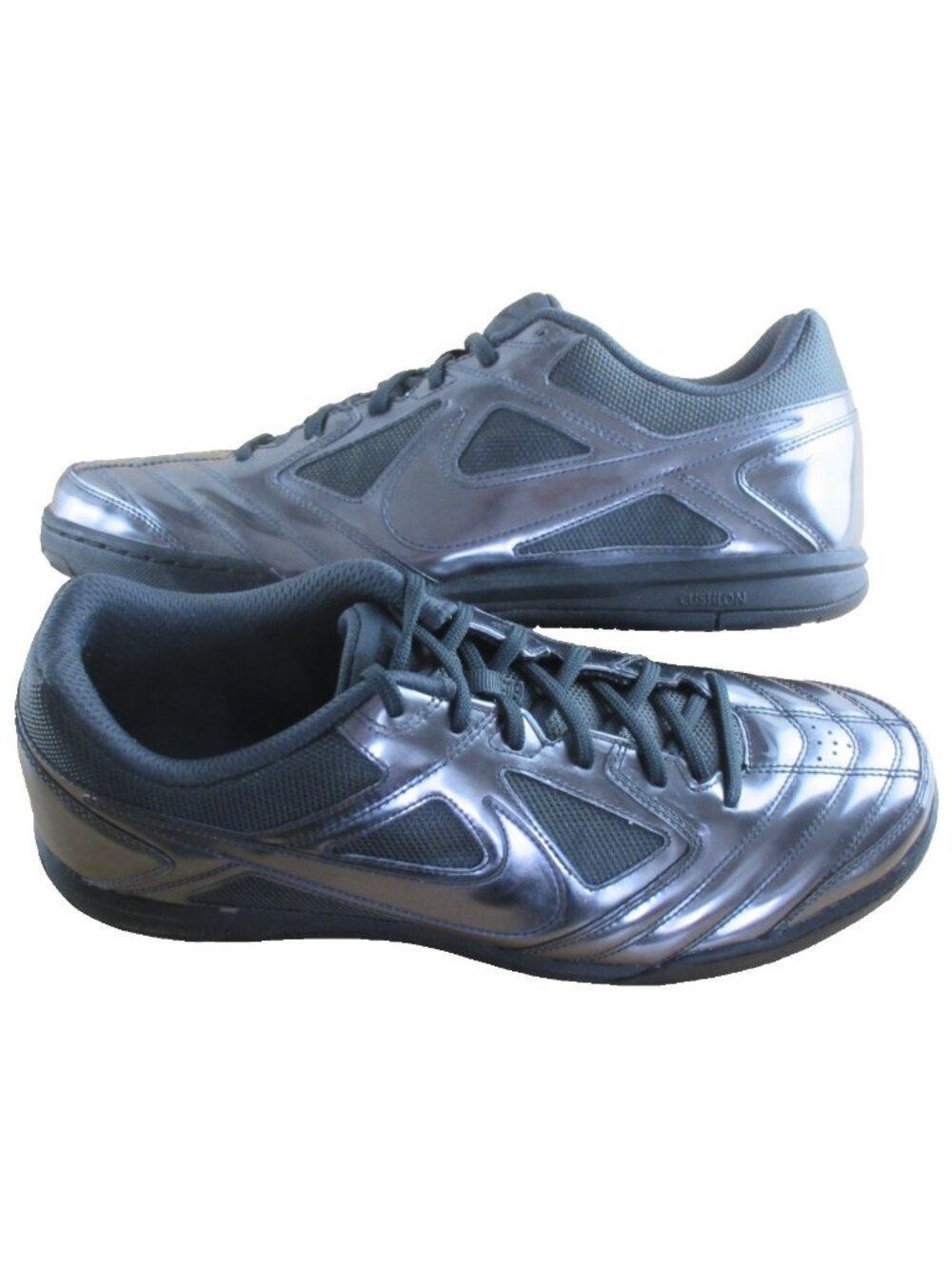 Nike Men's Gato LV8 Indoor Soccer Shoes Anthracite Black Metallic Size 12 NEW